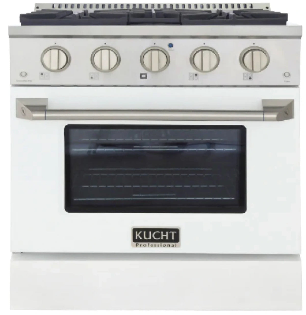 Kucht Professional 30-Inch 4.2 cu. ft. Gas Range with Convection Oven in Titanium