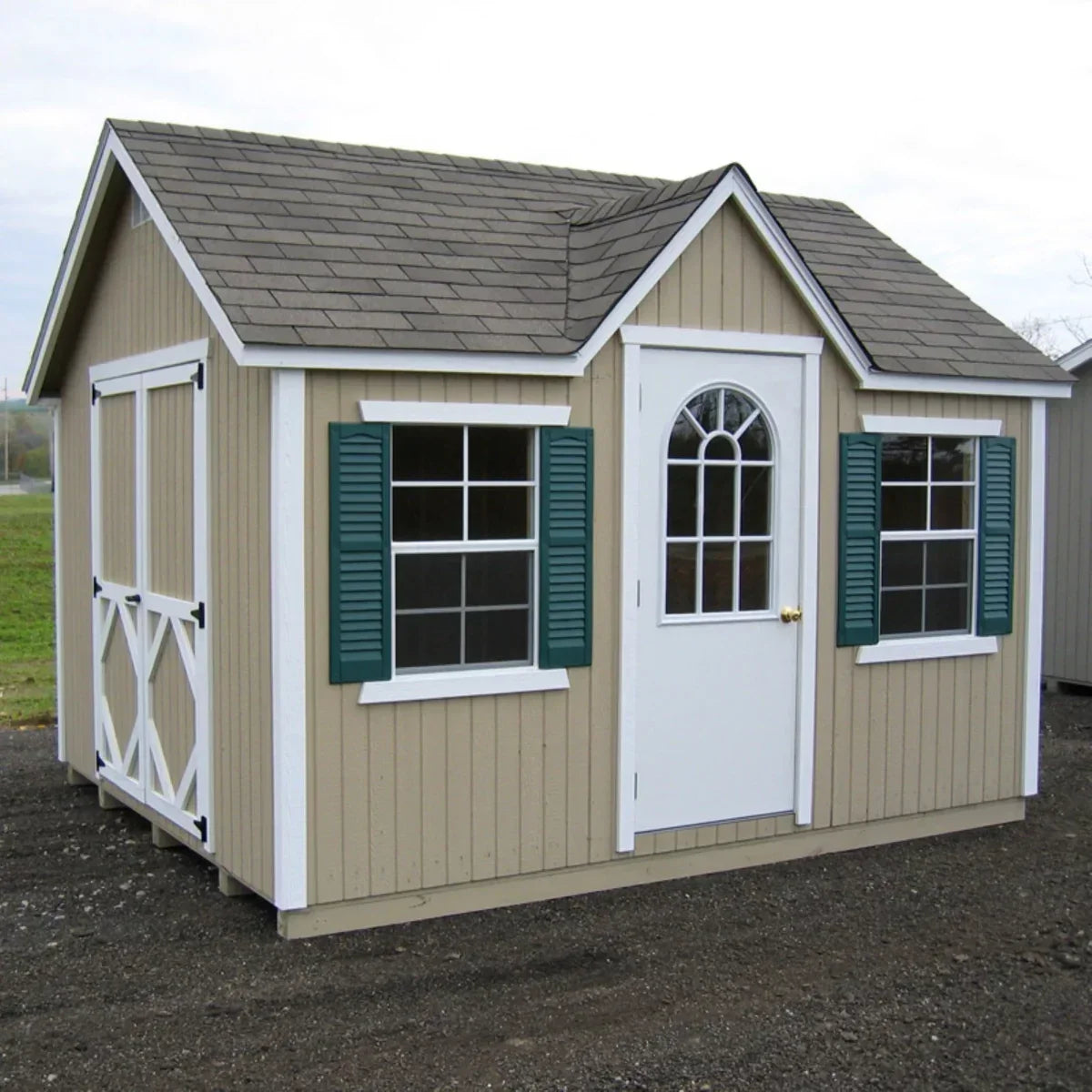 Little Cottage Co. 12 x 10 ft. Classic Wood Cottage Panelized Storage Shed Kit